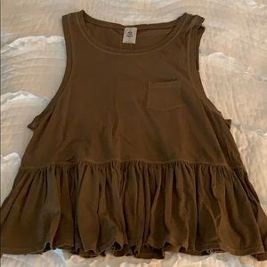 Free People Peplum tank